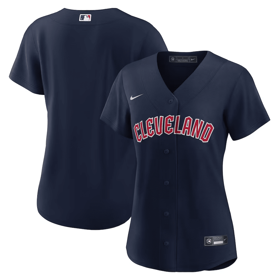 Cleveland Guardians Alternate Navy MLB Jersey Women's