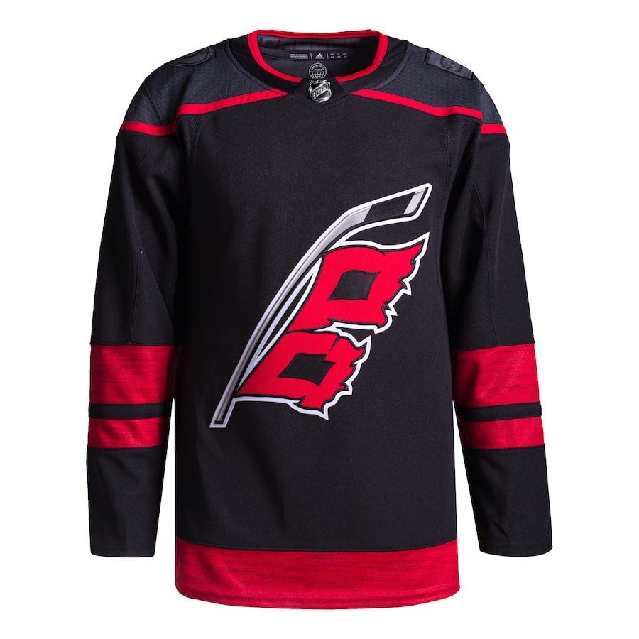 Carolina Hurricanes 2024 Playoffs Patch Home Black NHL Jersey Men's