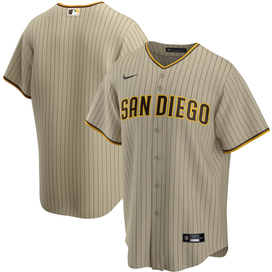San Diego Padres Alternate Tan MLB Jersey Men's