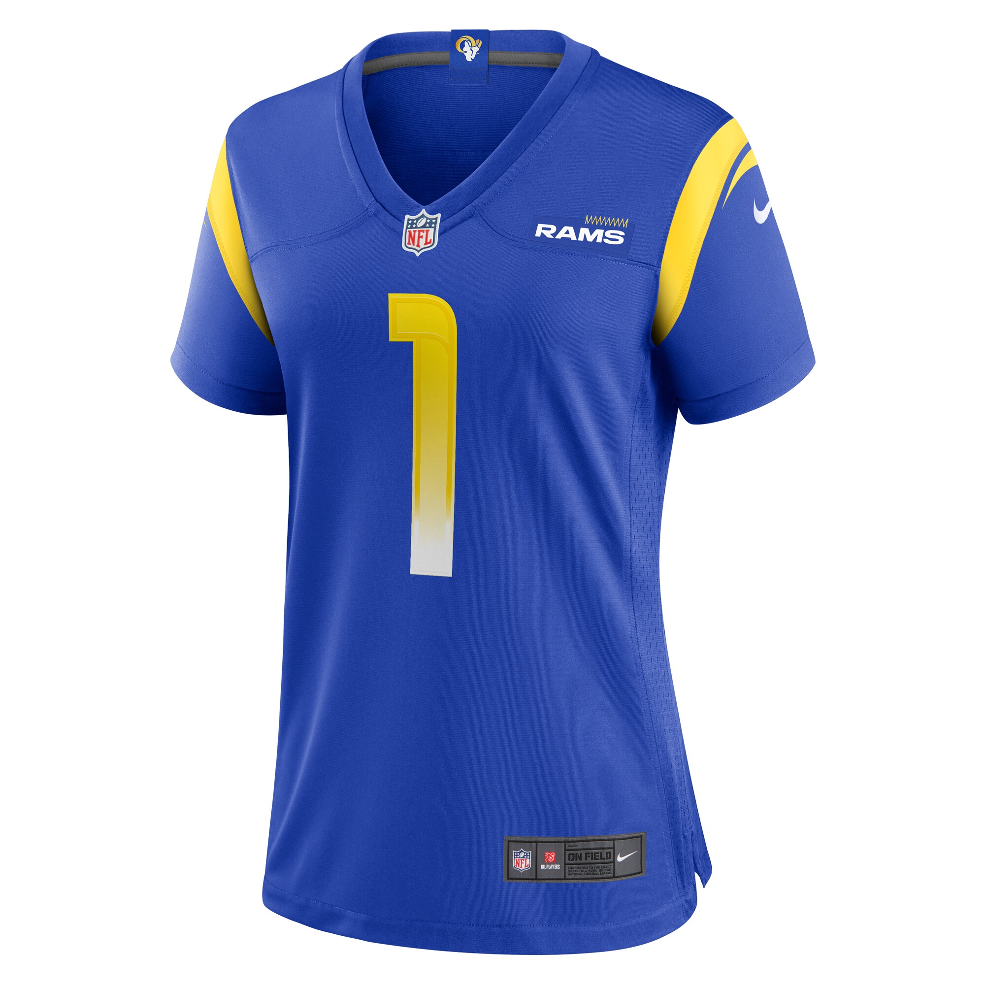 Los Angeles Rams Derion Kendrick Royal Home Game NFL Jersey Women's
