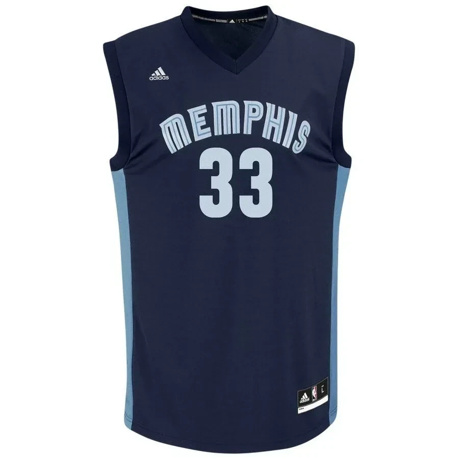Marc Gasol Memphis Grizzlies Navy Blue NBA Jersey Men's