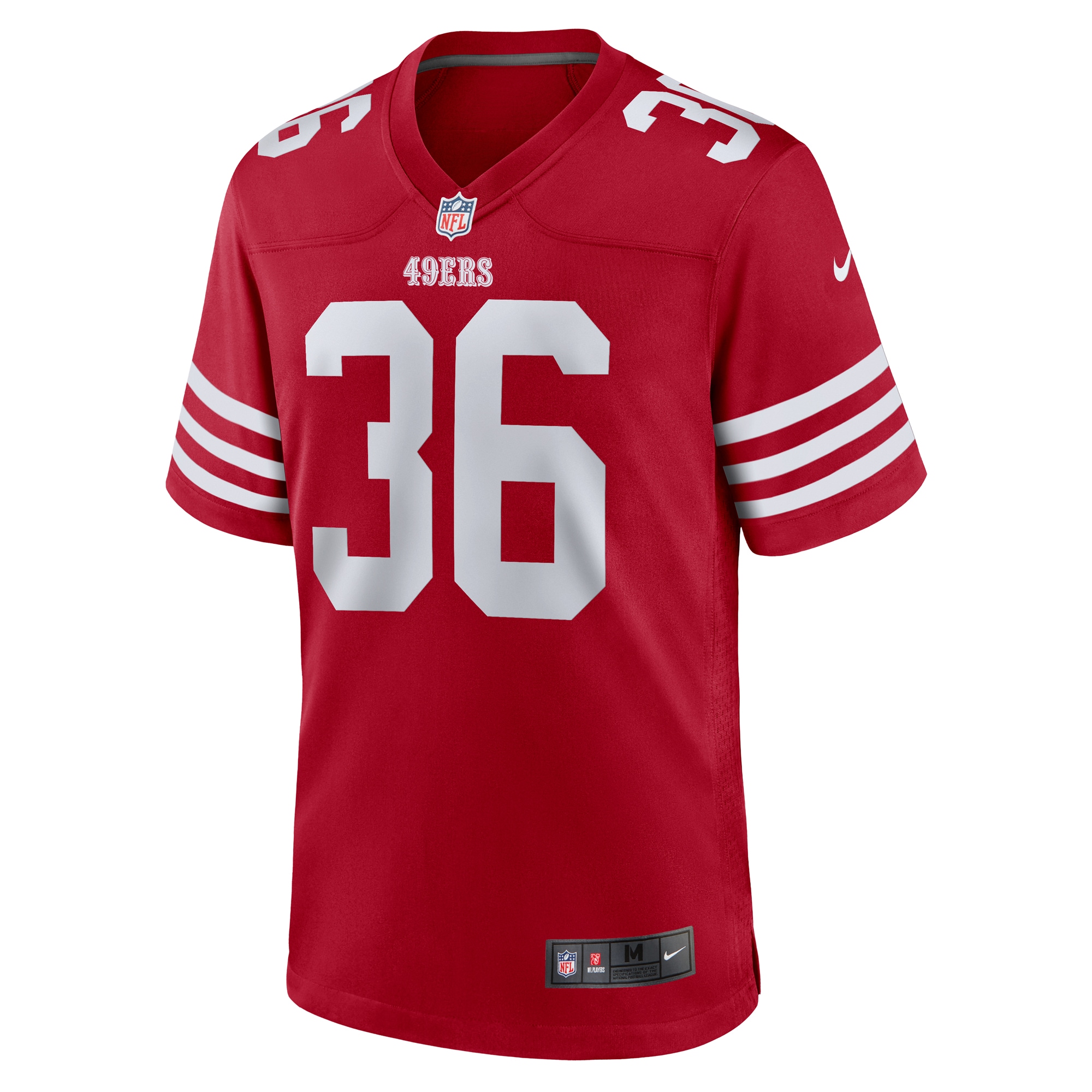 San Francisco 49ers Curtis Robinson Scarlet Game NFL Jersey Men's