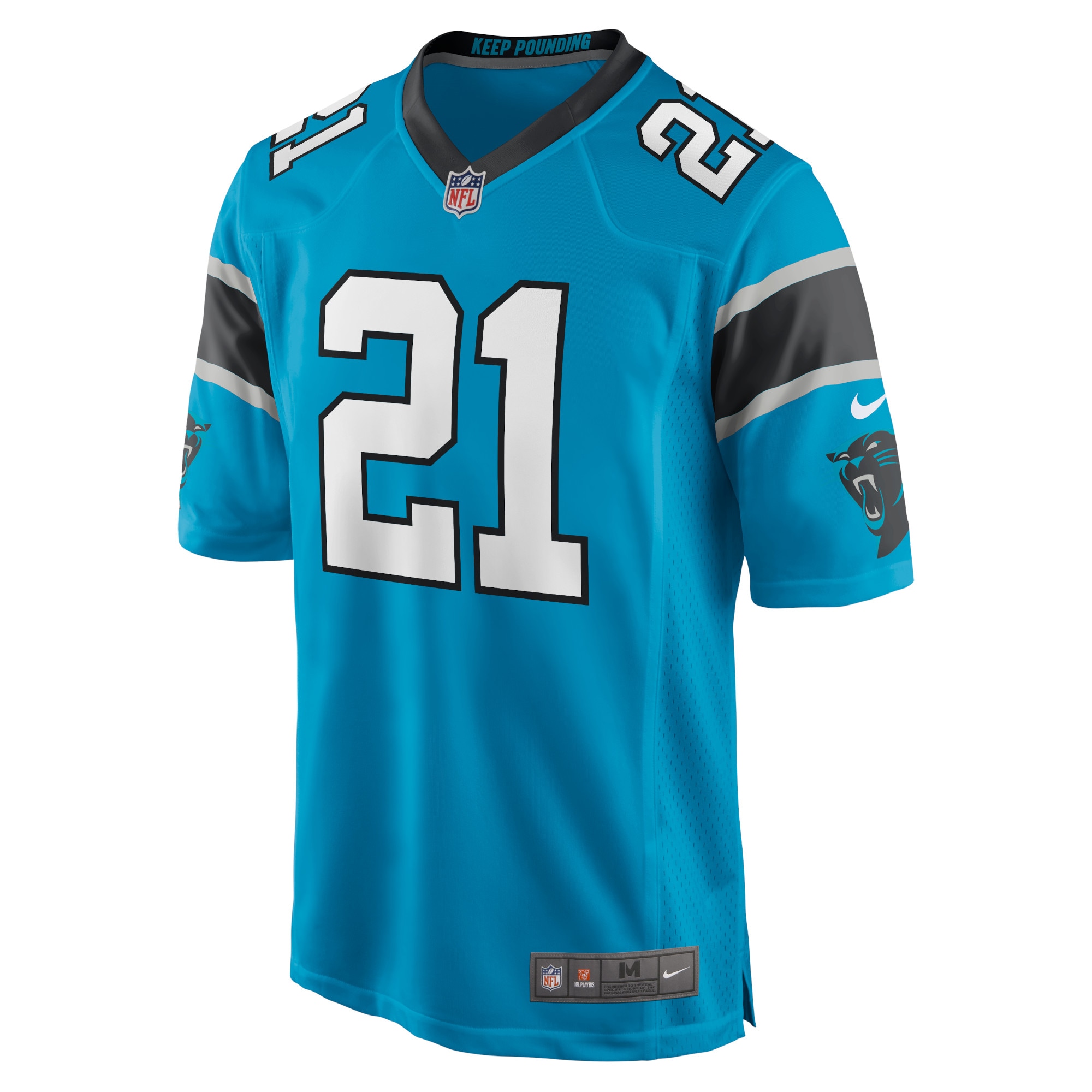 Carolina Panthers Jeremy Chinn Blue Game NFL Jersey Men's