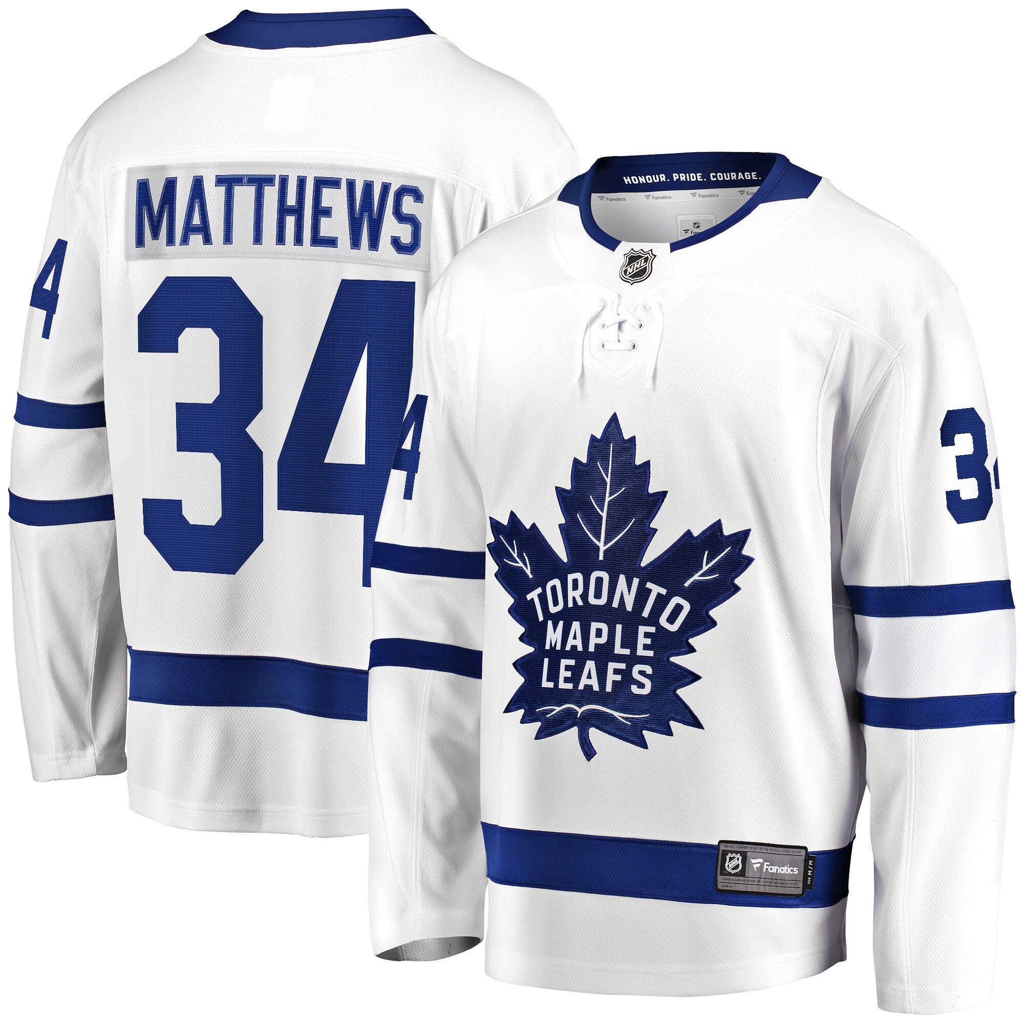 Toronto Maple Leafs Auston Matthews White Away Premier Breakaway Player NHL Jersey Men's