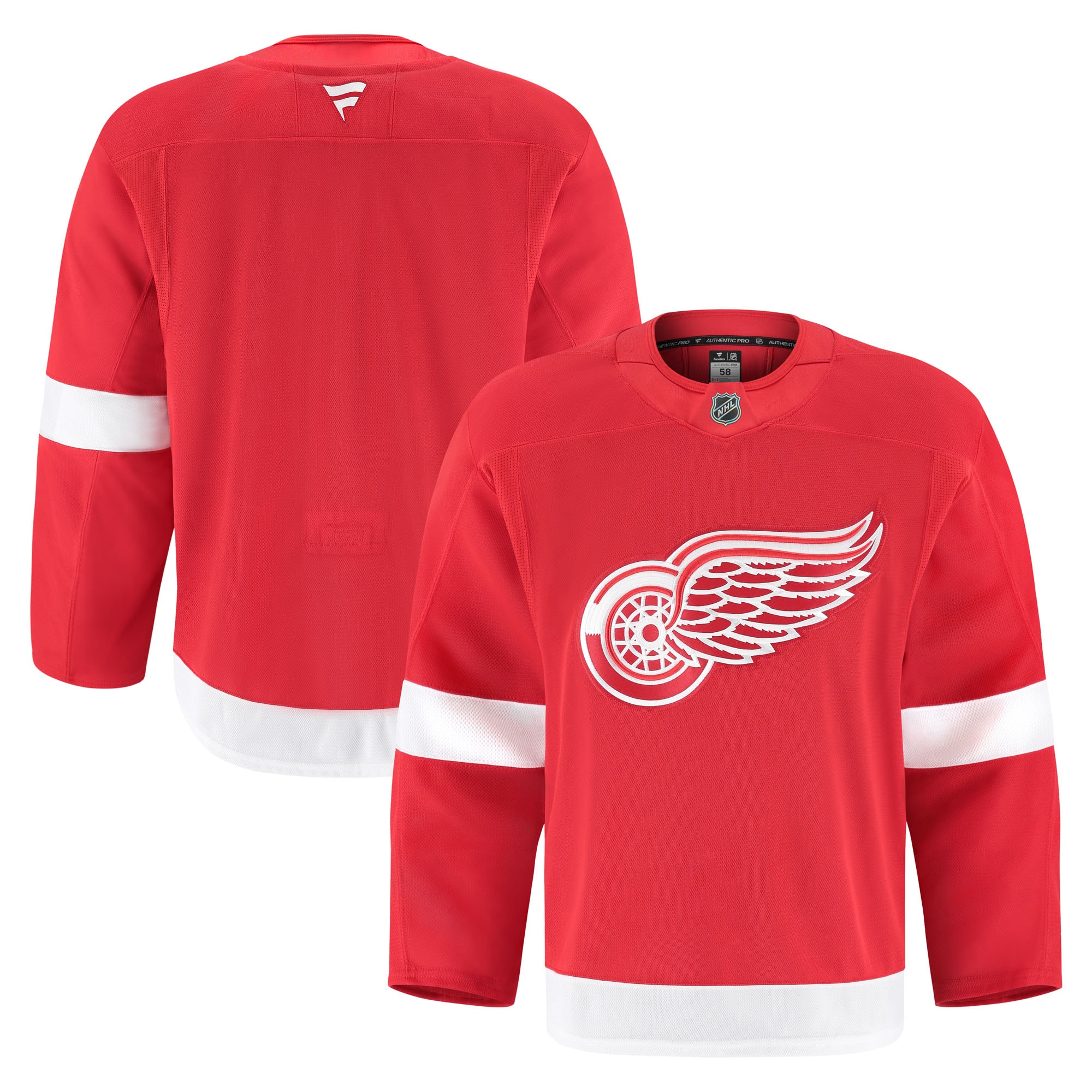 Detroit Red Wings Red Home Pro NHL Jersey Men's