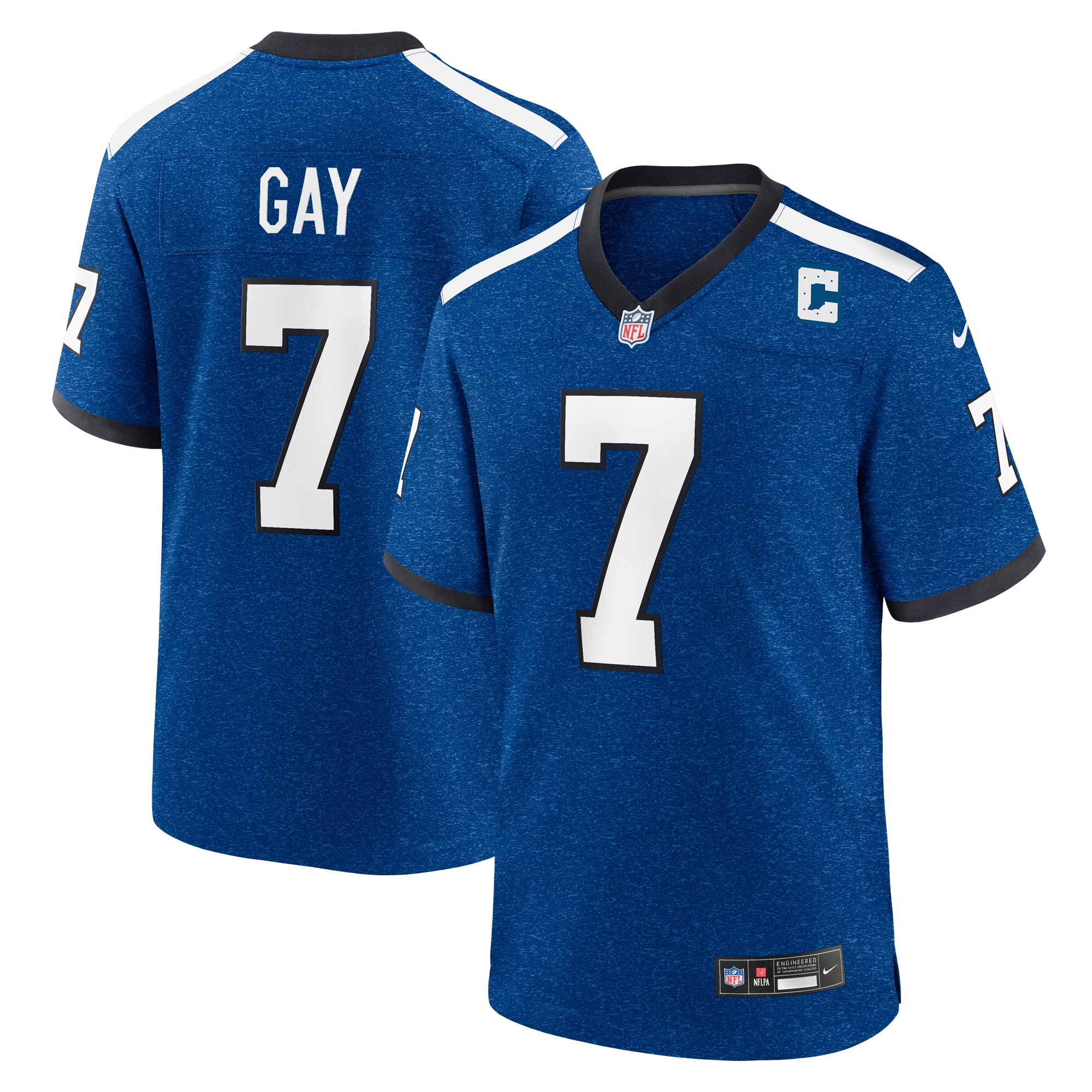 Indianapolis Colts Matt Gay Royal Indiana Nights Alternate Game NFL Jersey Men's