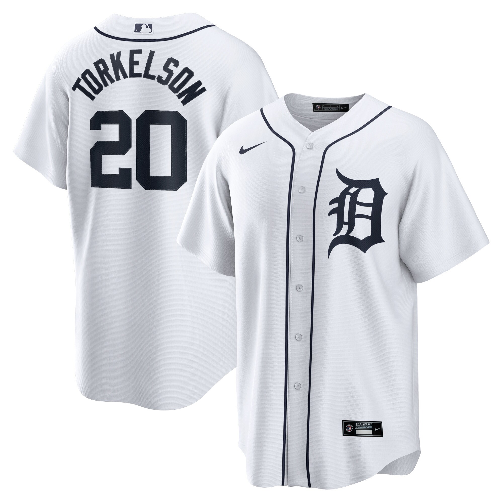 Detroit Tigers Spencer Torkelson White Home MLB Jersey Men's