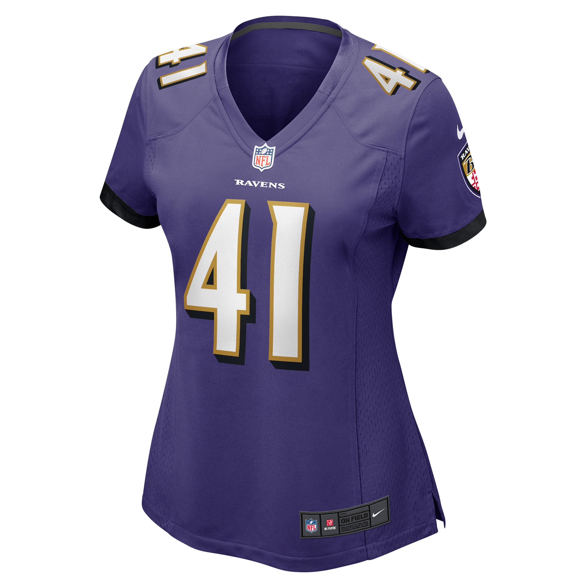 Baltimore Ravens Daryl Worley Purple Game Player NFL Jersey Women's