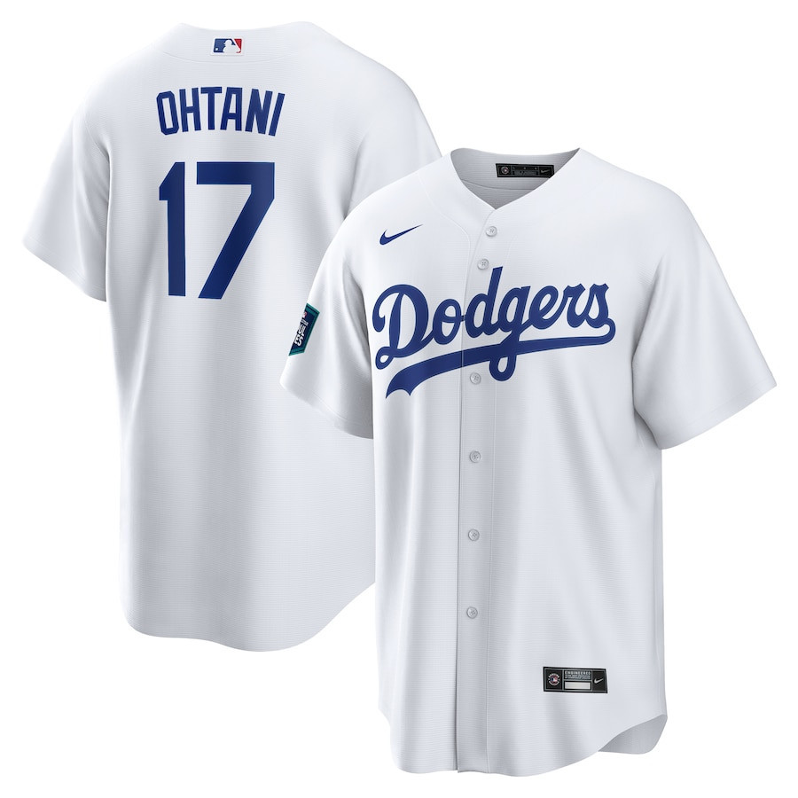 Shohei Ohtani 17 Los Angeles Dodgers 2024 World Tour Seoul Series Home White MLB Jersey Men's