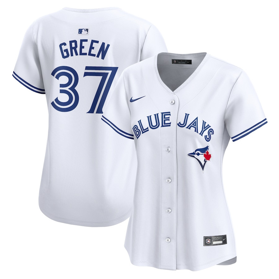Chad Green 37 Toronto Blue Jays Home Limited Player White MLB Jersey Women's