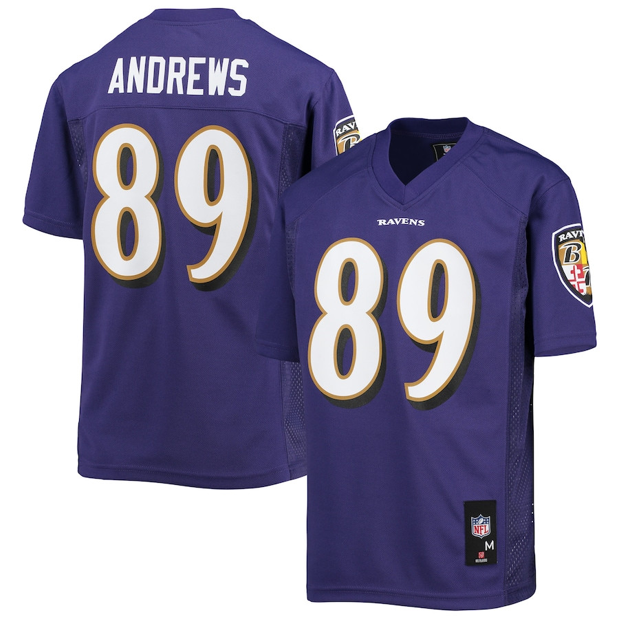 Mark Andrews 89 Baltimore Ravens Purple NFL Jersey Youth