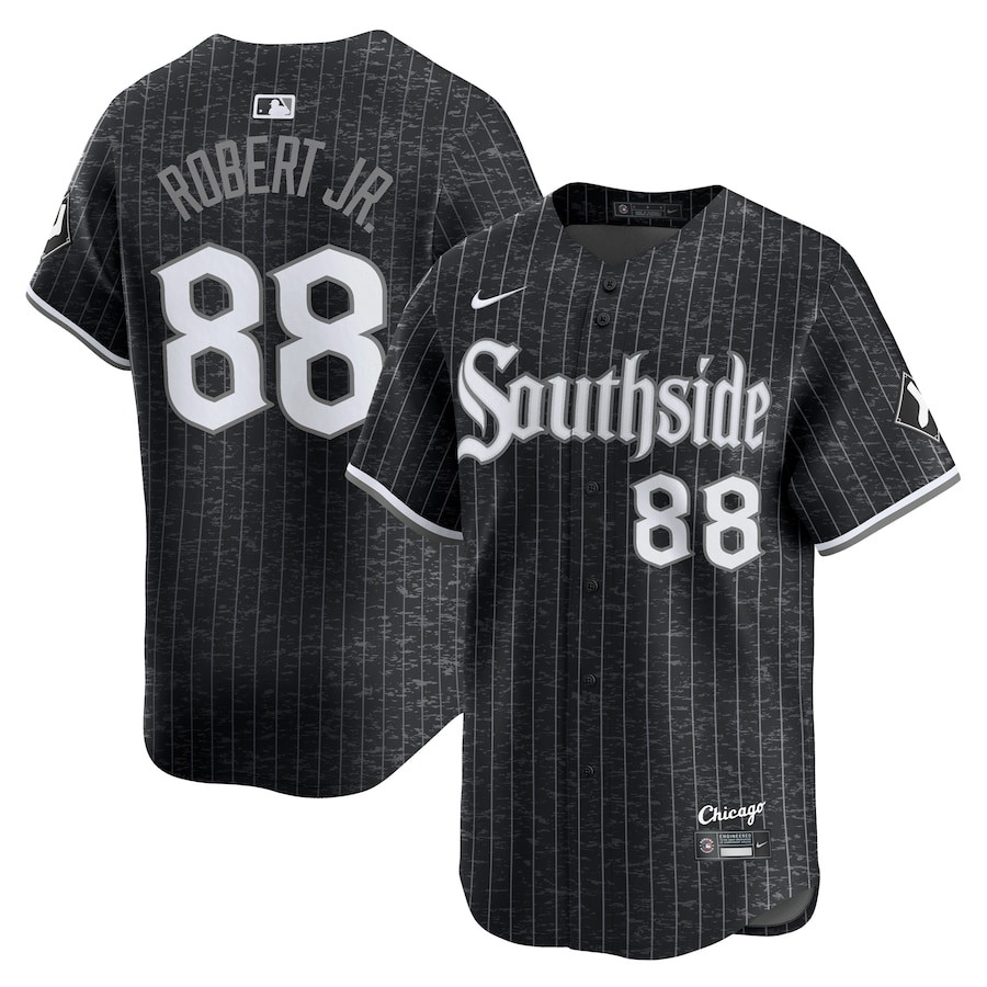 Luis Robert Jr. 88 Chicago White Sox City Connect Limited Player Black MLB Jersey Men's