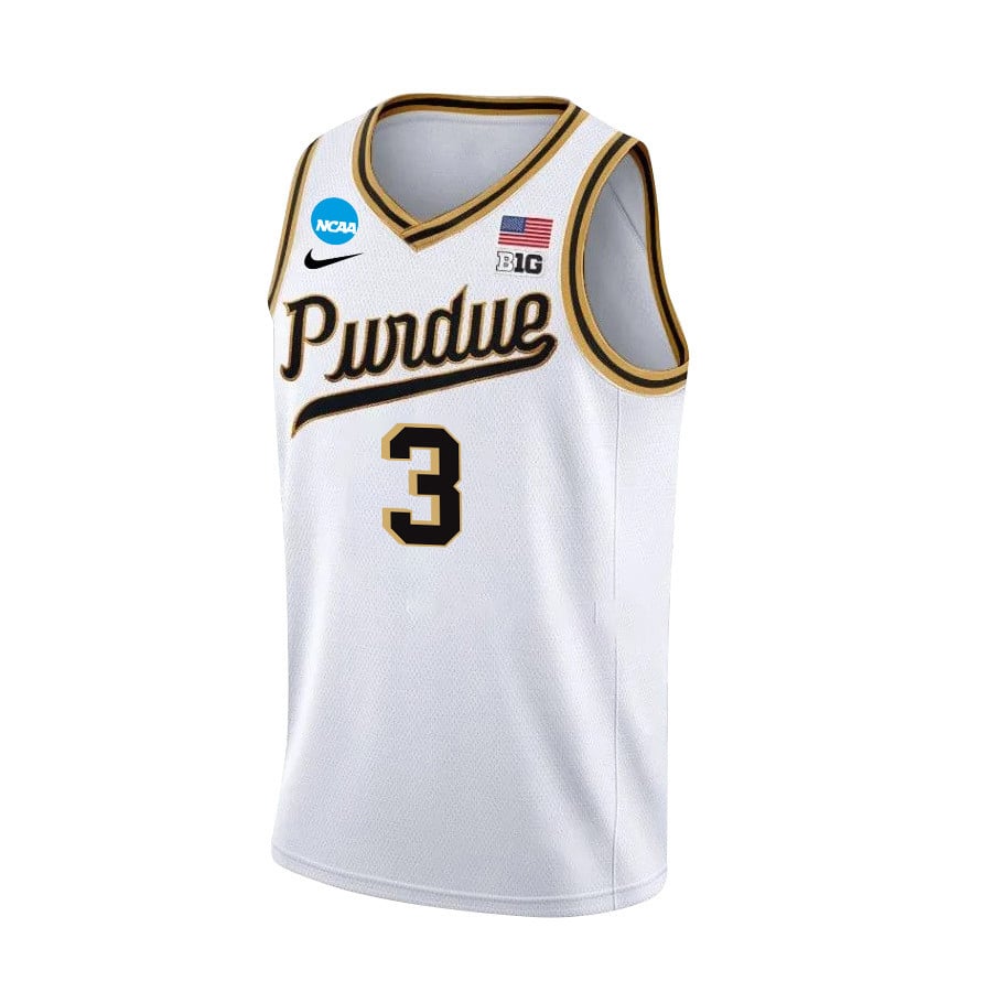 Braden Smith 3 Purdue Boilermakers 2024 White Unisex NCAA Jersey Unisex