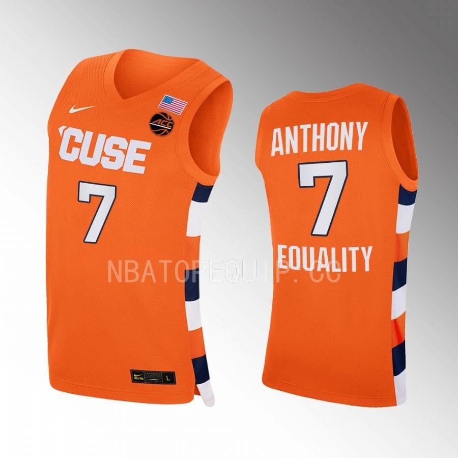 Kiyan Anthony 7 Syracuse Orange College Class Of 2025 NCAA Jersey Men's