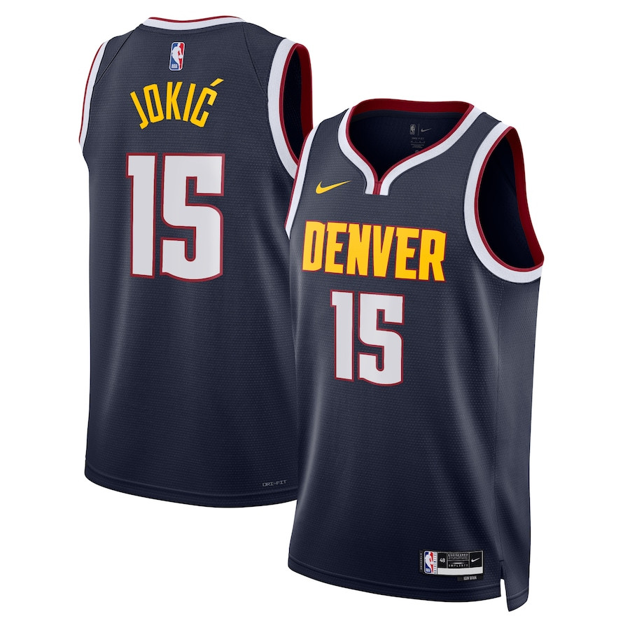 Nikola Joki? 15 Denver Nuggets Unisex Swingman Icon Edition Navy NBA Jersey Unisex