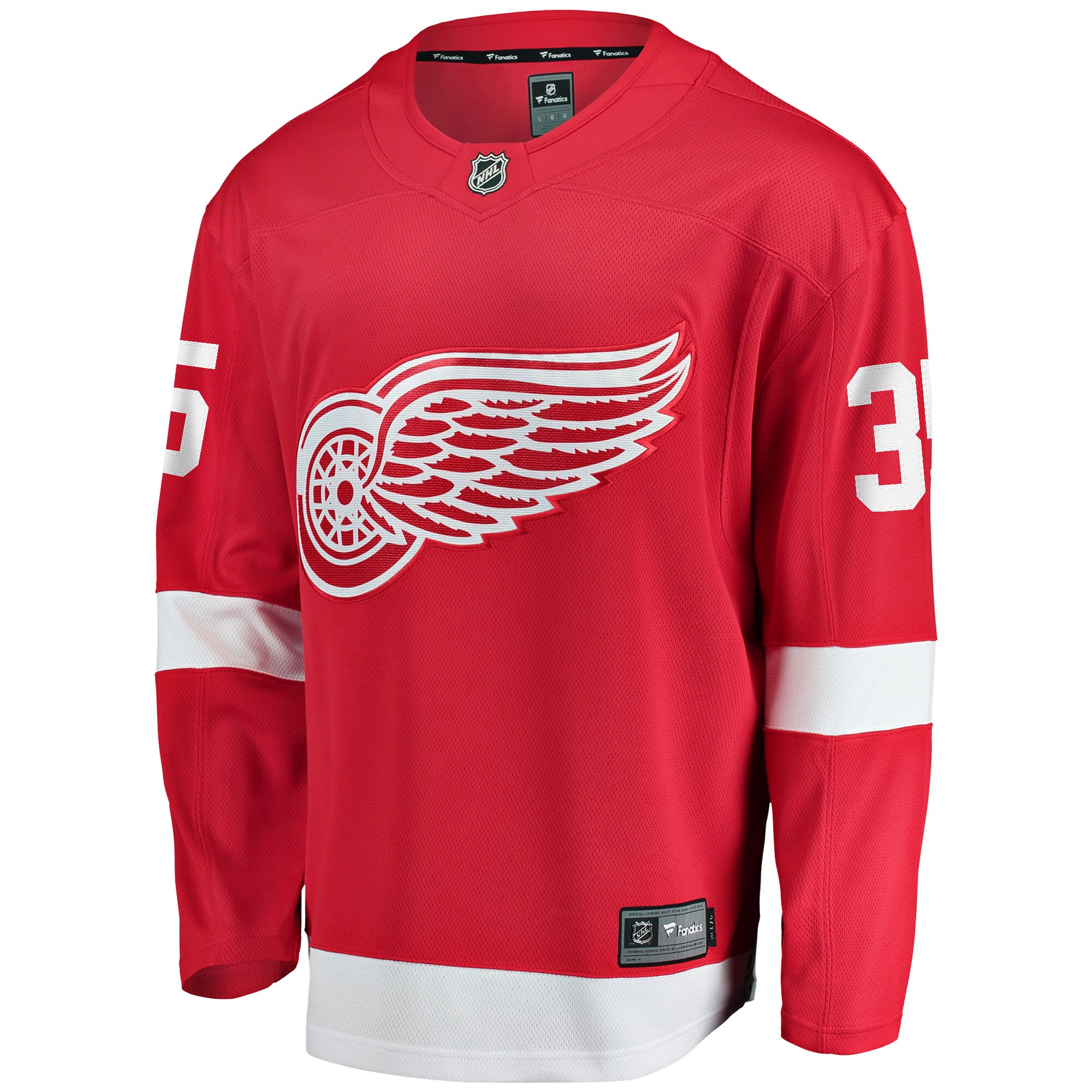 Detroit Red Wings Ville Husso Red Home Breakaway Player NHL Jersey Men's