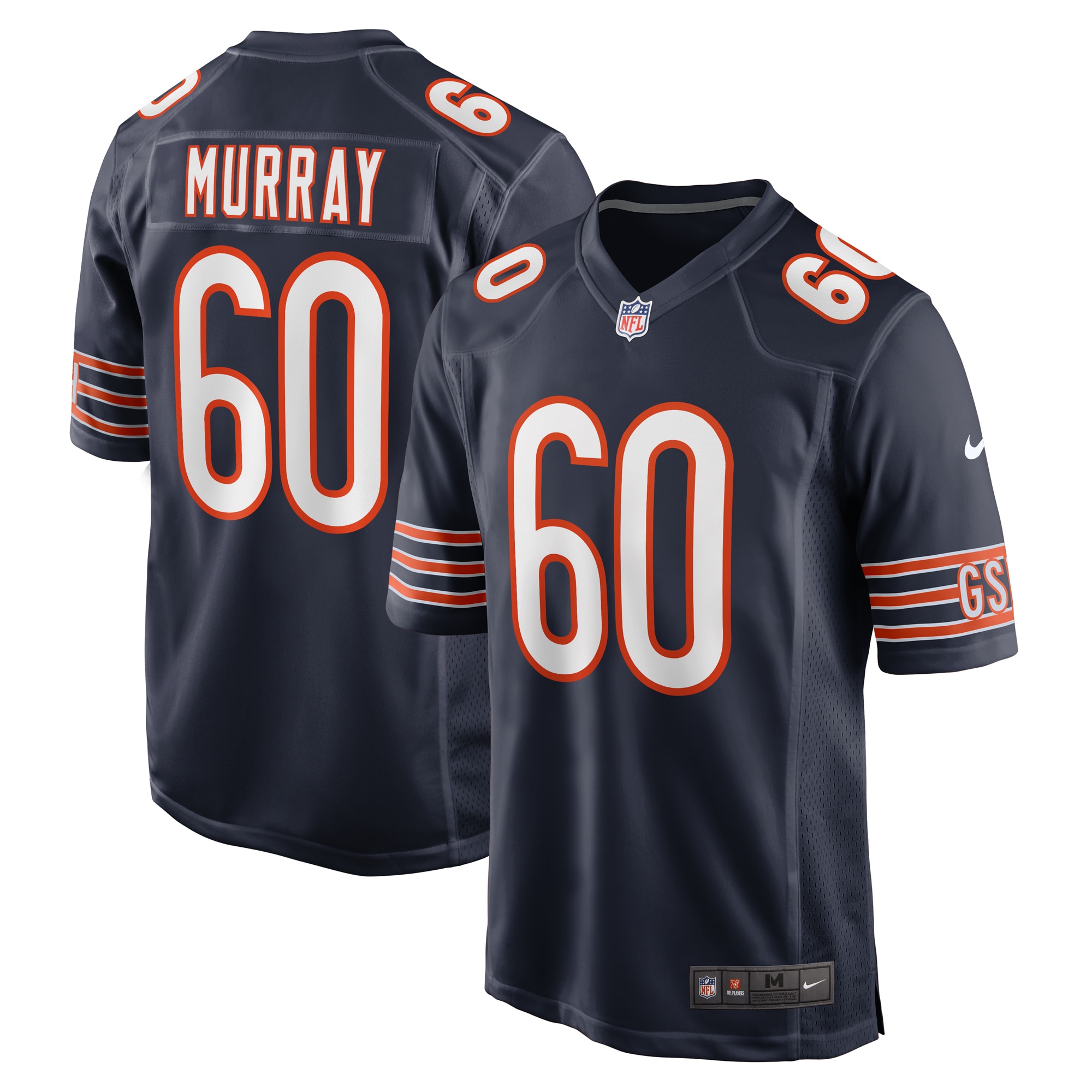 Chicago Bears Bill Murray Navy Team Game NFL Jersey Men's