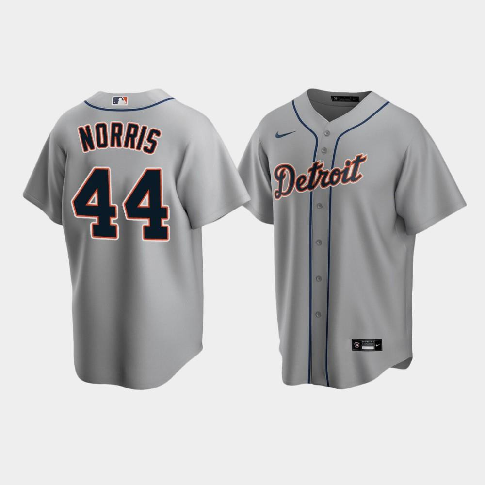 Detroit Tigers 44 Daniel Norris Gray Road MLB Jersey Men's
