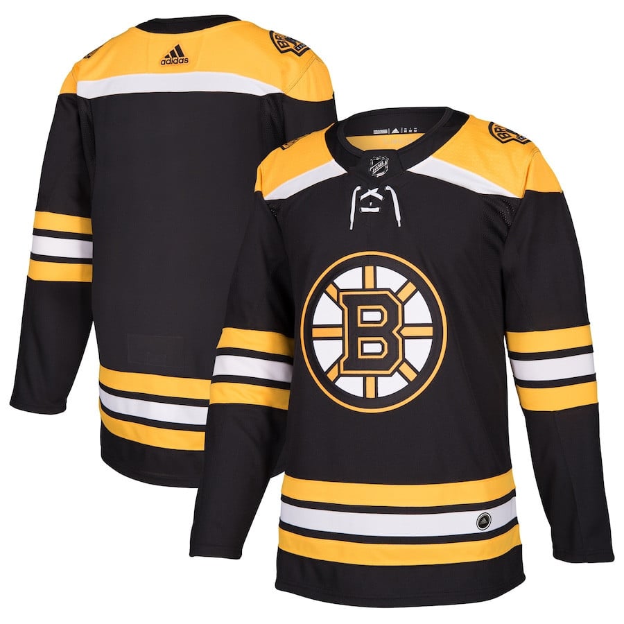 Boston Bruins Home Blank Black NHL Jersey Men's