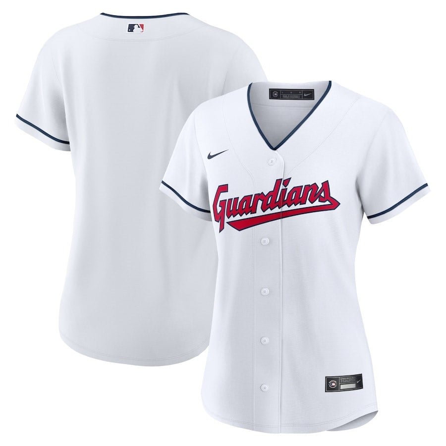 Cleveland Guardians Home Team White MLB Jersey Women's