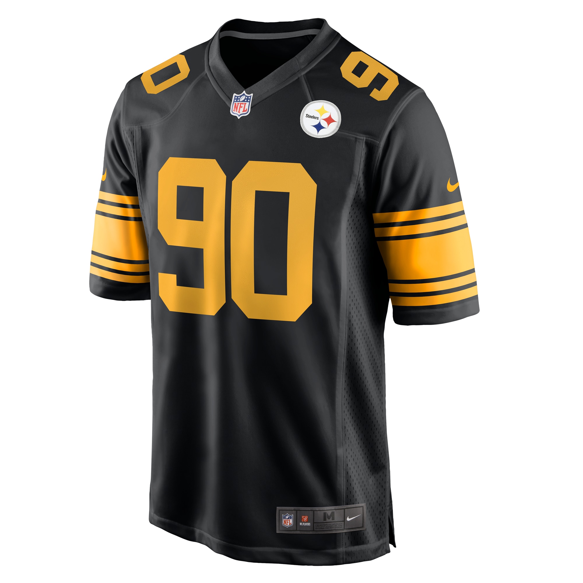 Pittsburgh Steelers T.J. Watt Black Alternate Game NFL Jersey Men's