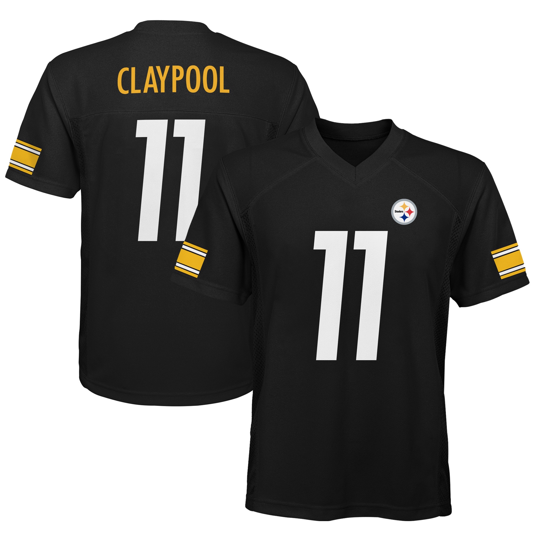 Pittsburgh Steelers Chase Claypool Black Player NFL Jersey Youth