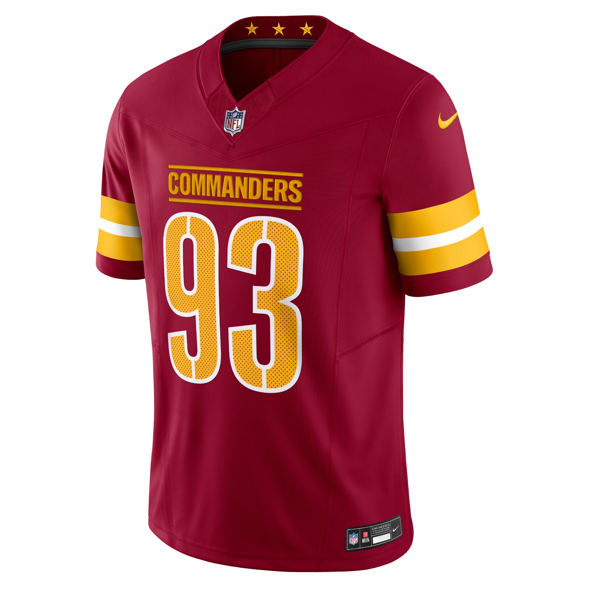 Washington Commanders Jonathan Allen Burgundy Vapor F.U.S.E. Limited NFL Jersey Men's