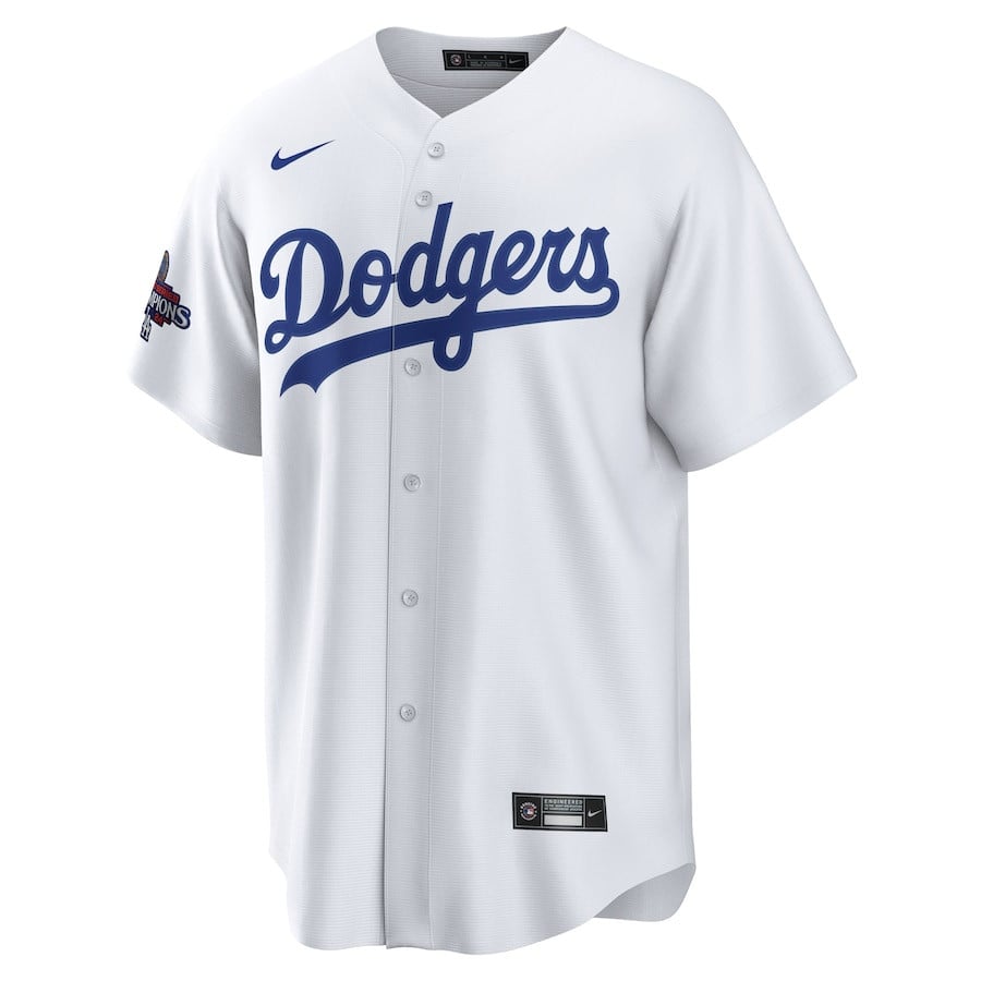 Los Angeles Dodgers 2024 World Series Champions Home Player White MLB Jersey Men's