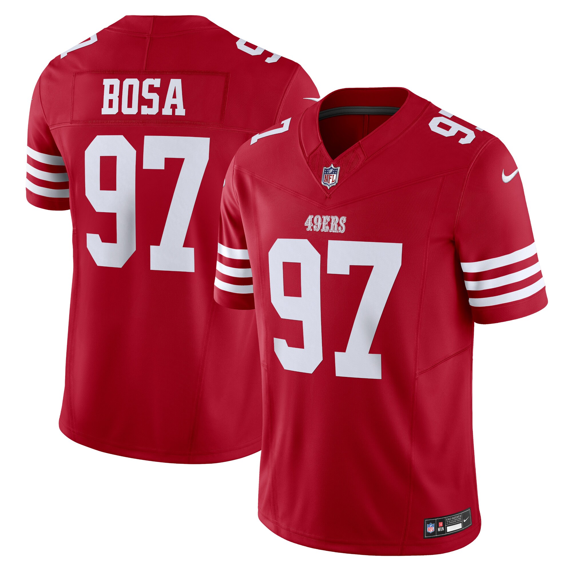 San Francisco 49ers Nick Bosa Scarlet Vapor F.U.S.E. Limited NFL Jersey Men's