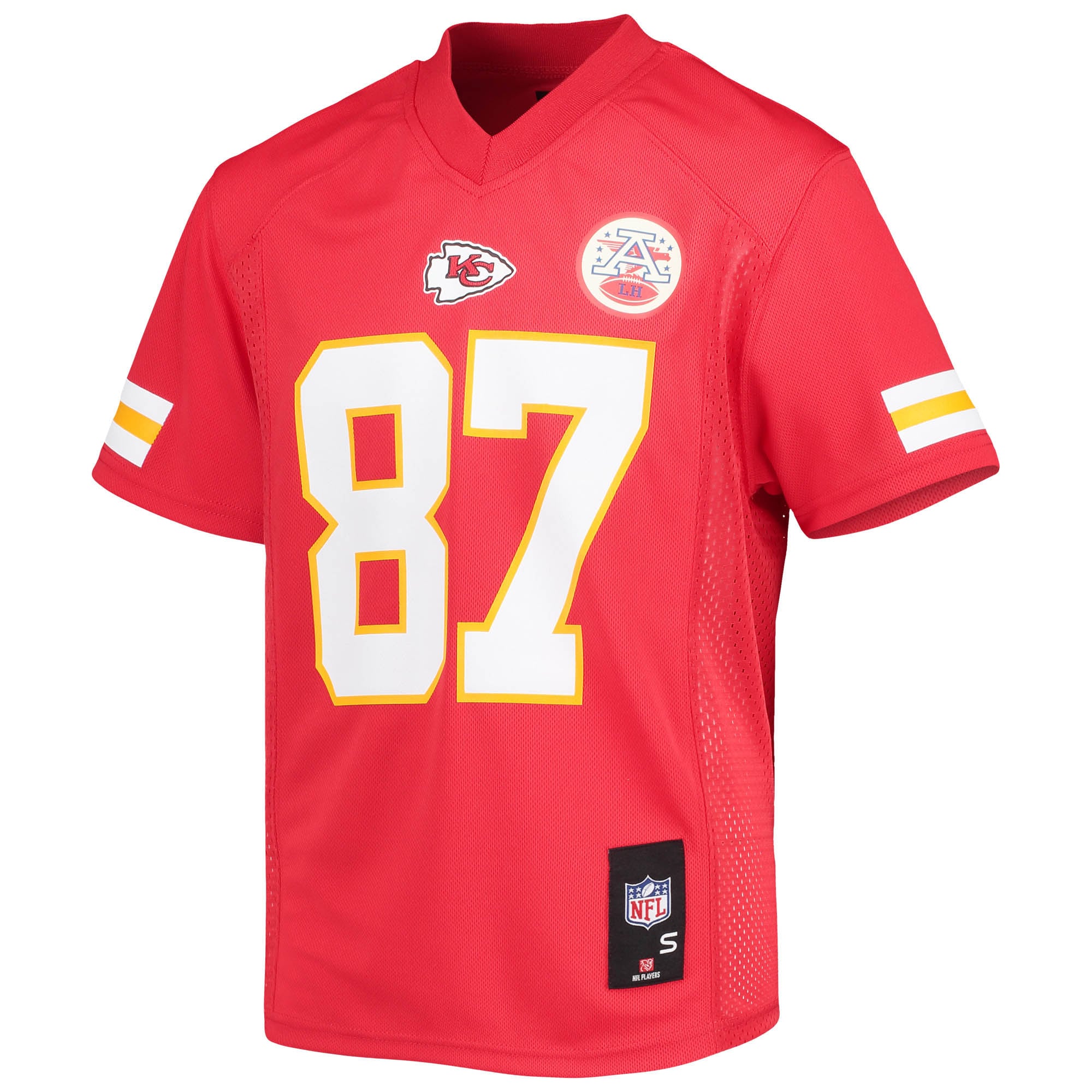 Kansas City Chiefs Travis Kelce Red Player NFL Jersey Youth