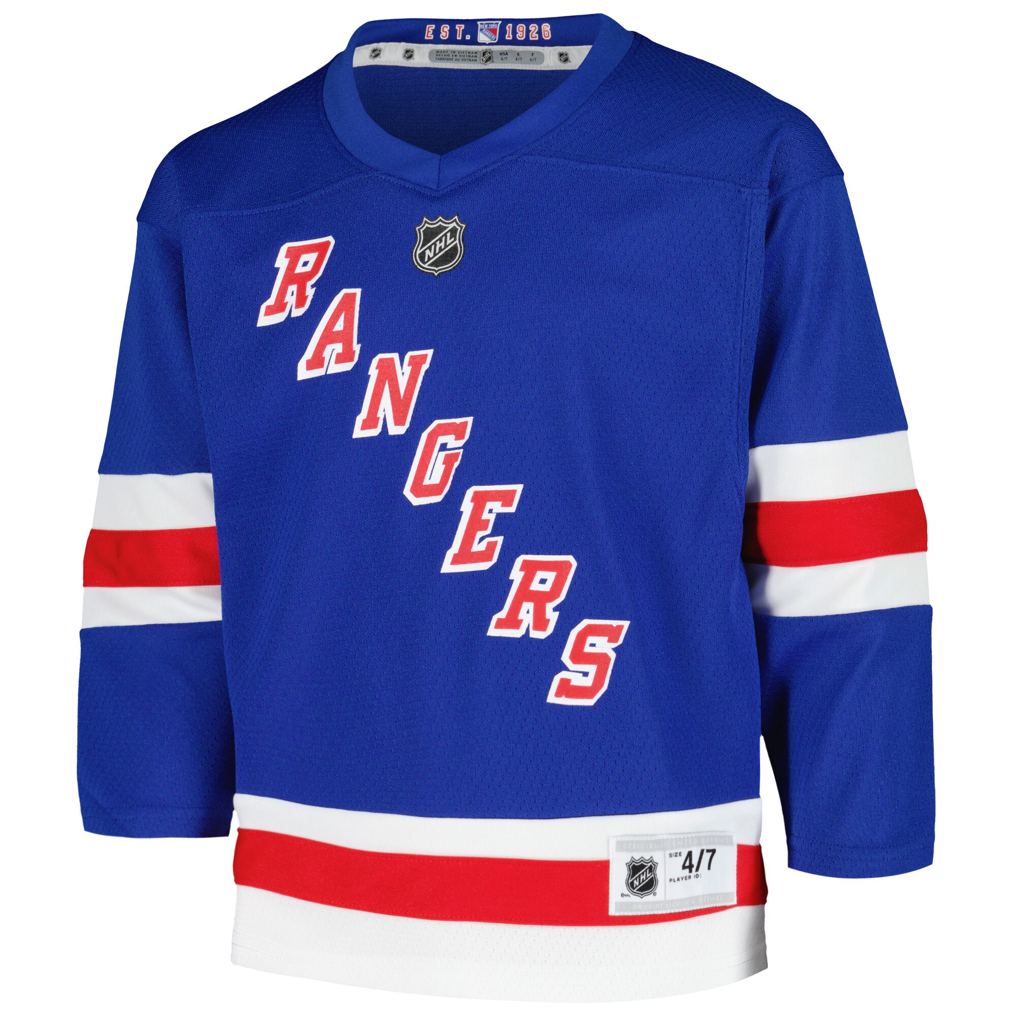 Preschool New York Rangers Mika Zibanejad Blue Home Player NHL Jersey Men's
