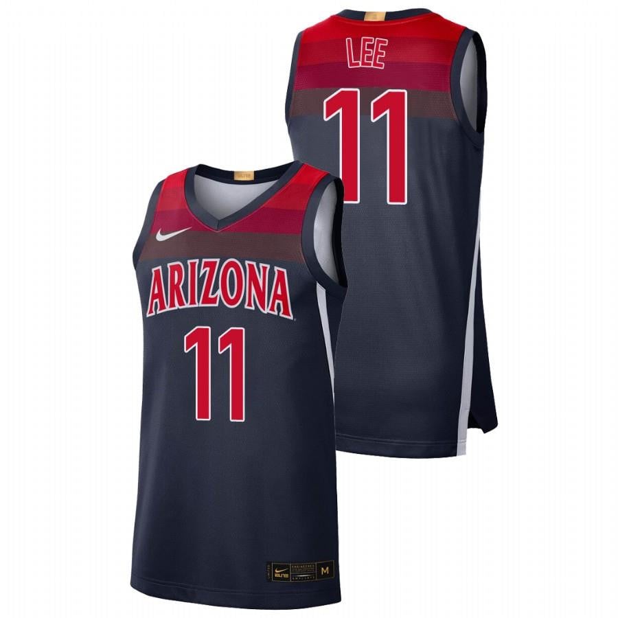 Arizona Wildcats 11 Navy Ira Lee College Baketball Limited NCAA Jersey Men's