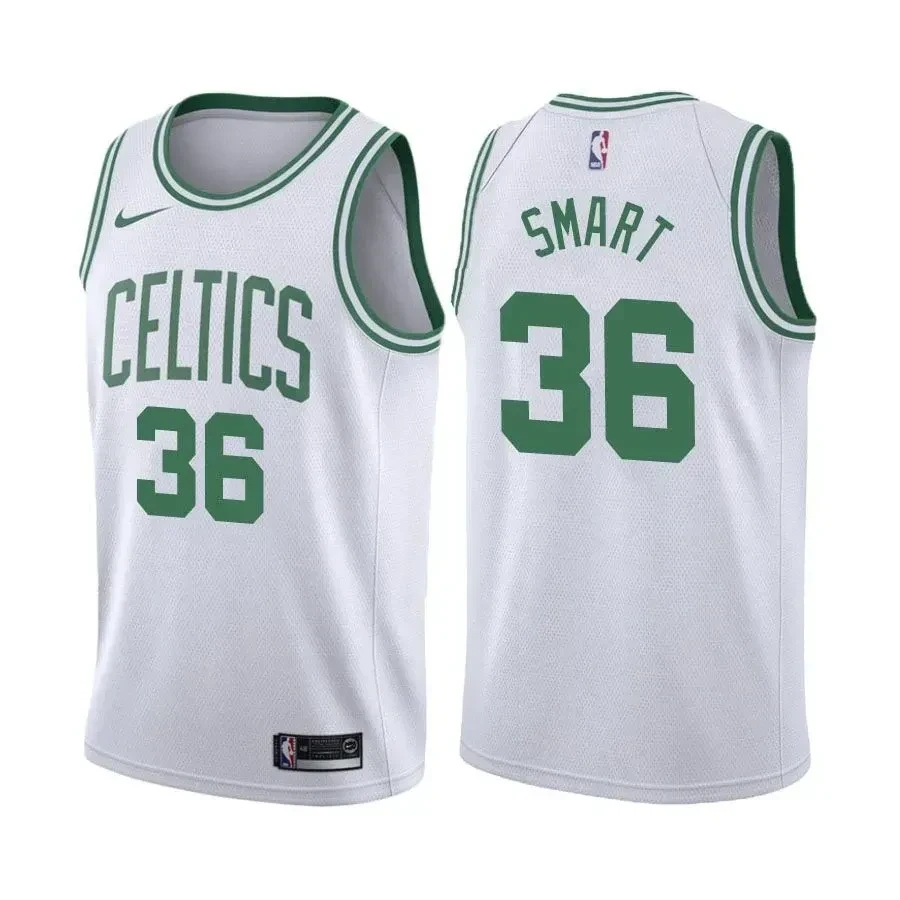 Boston Celtics Marcus Smart 36 Association Editio White NBA Jersey Men's