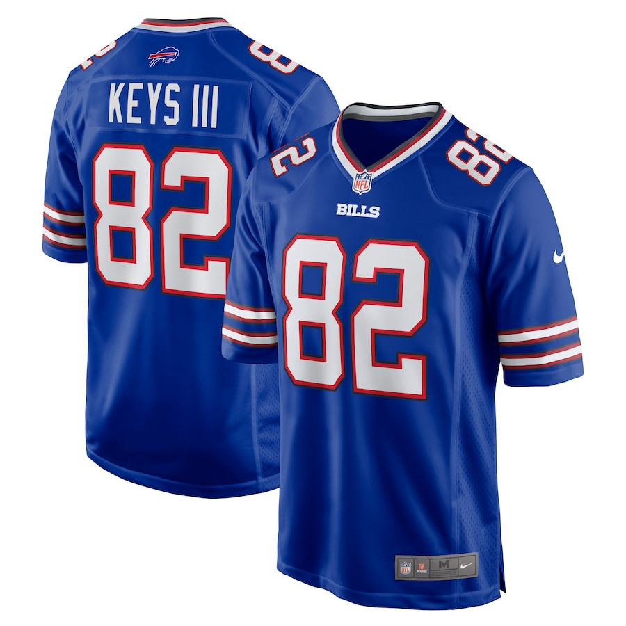 Lawrence Keys III 82 Buffalo Bills Game Royal NFL Jersey Men's