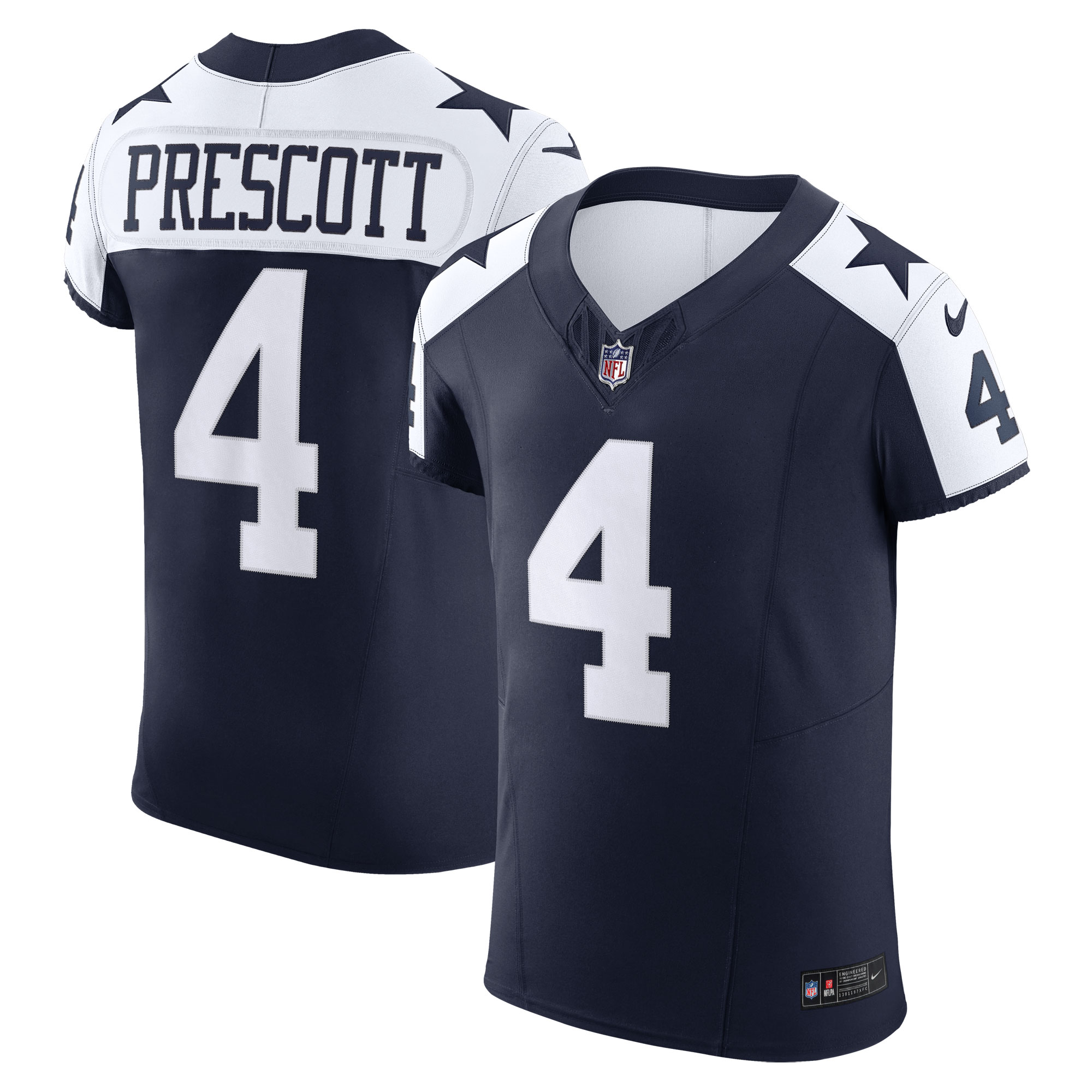 Dallas Cowboys Dak Prescott Navy Alternate Vapor F.U.S.E. Elite NFL Jersey Men's