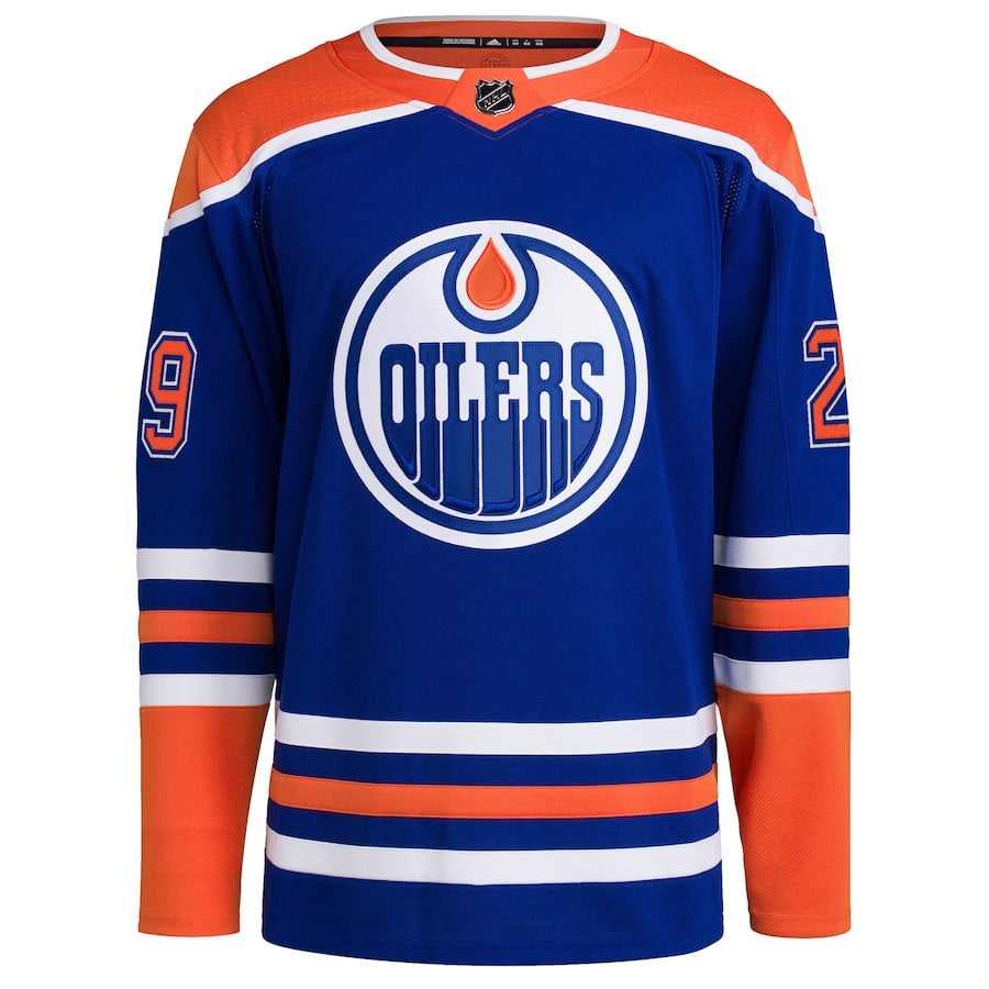 Leon Draisaitl 29 Edmonton Oilers Home Men NHL Jersey Men's