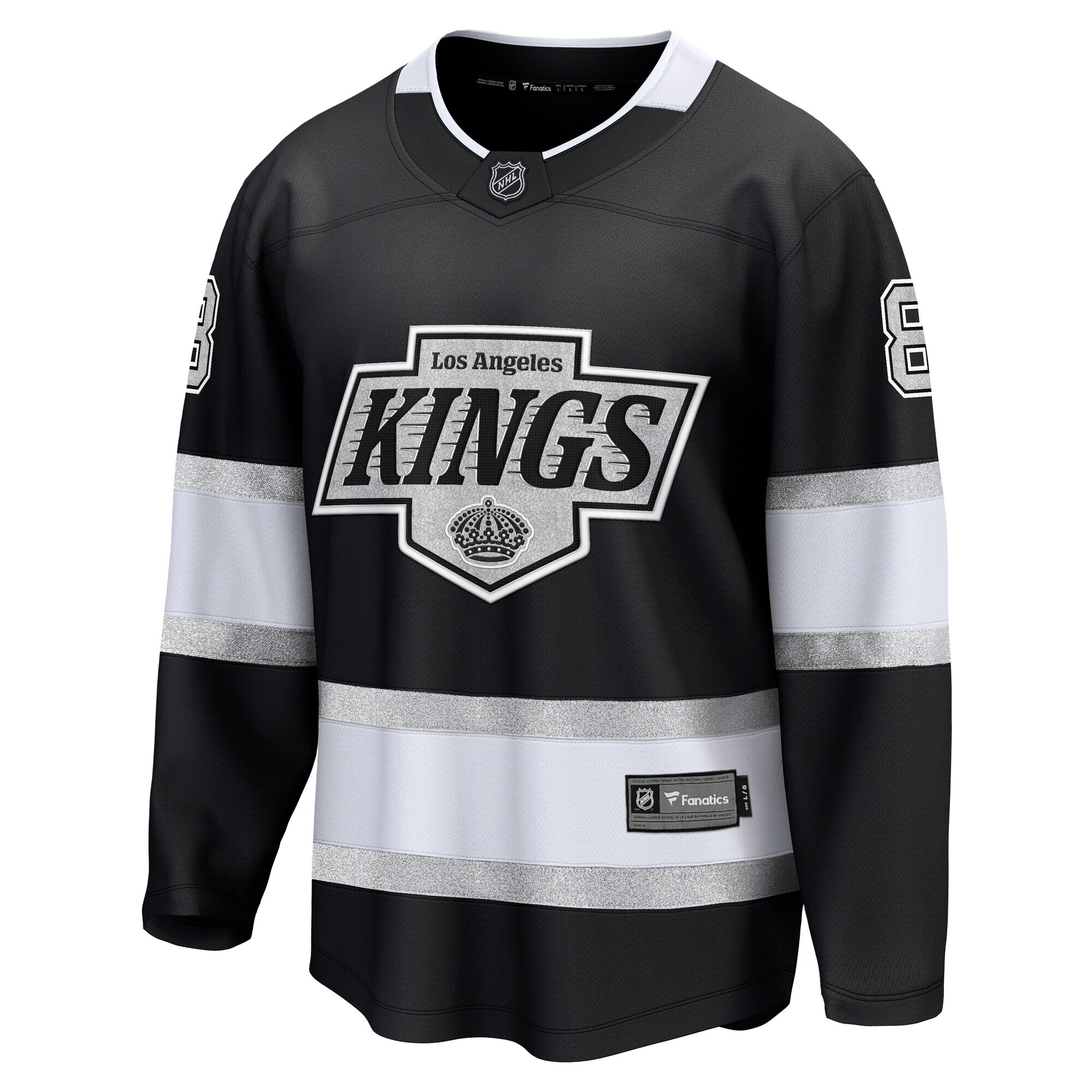 Los Angeles Kings Drew Doughty Black Home Premier Breakaway Player NHL Jersey Men's