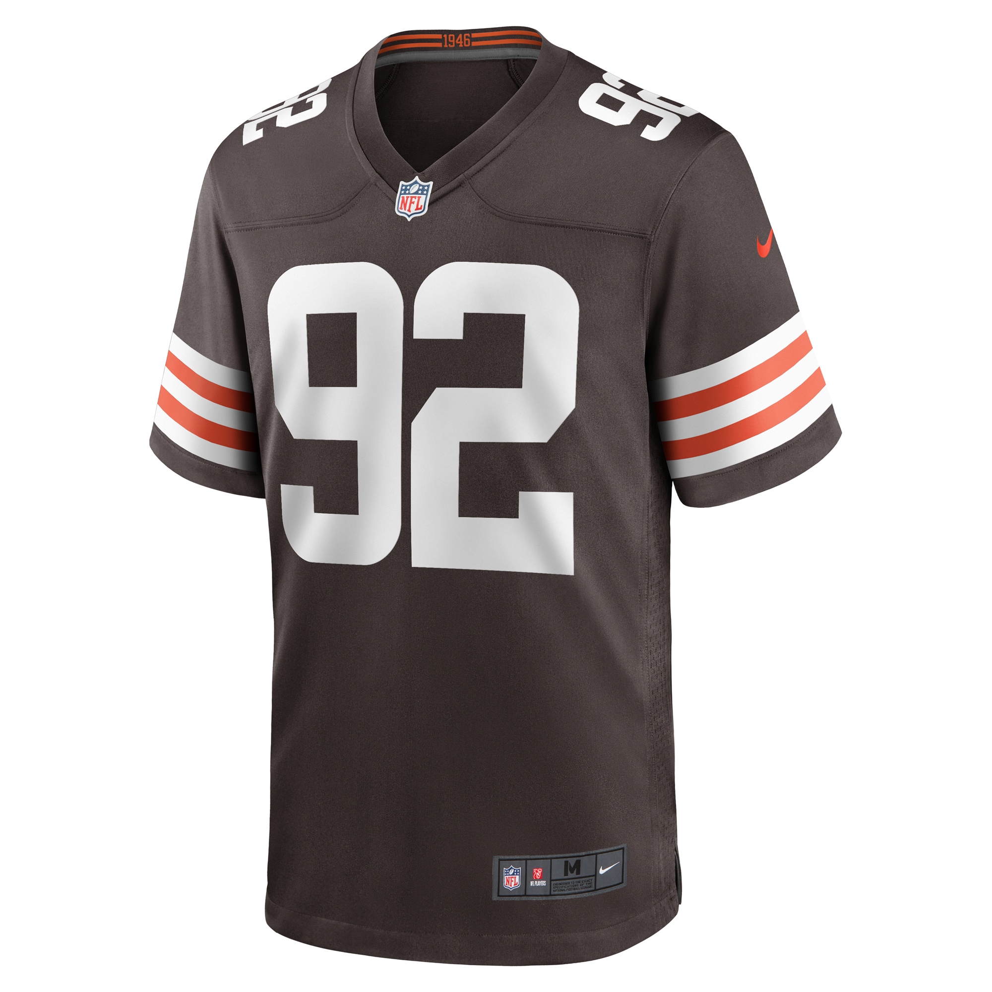 Cleveland Browns Sam Kamara Brown Team Game NFL Jersey Men's
