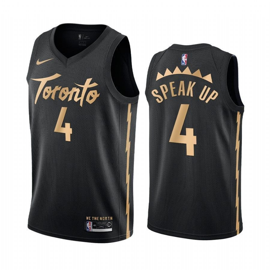 Rondae Hollis-jefferson Speak Up Raptors City NBA Jersey Men's
