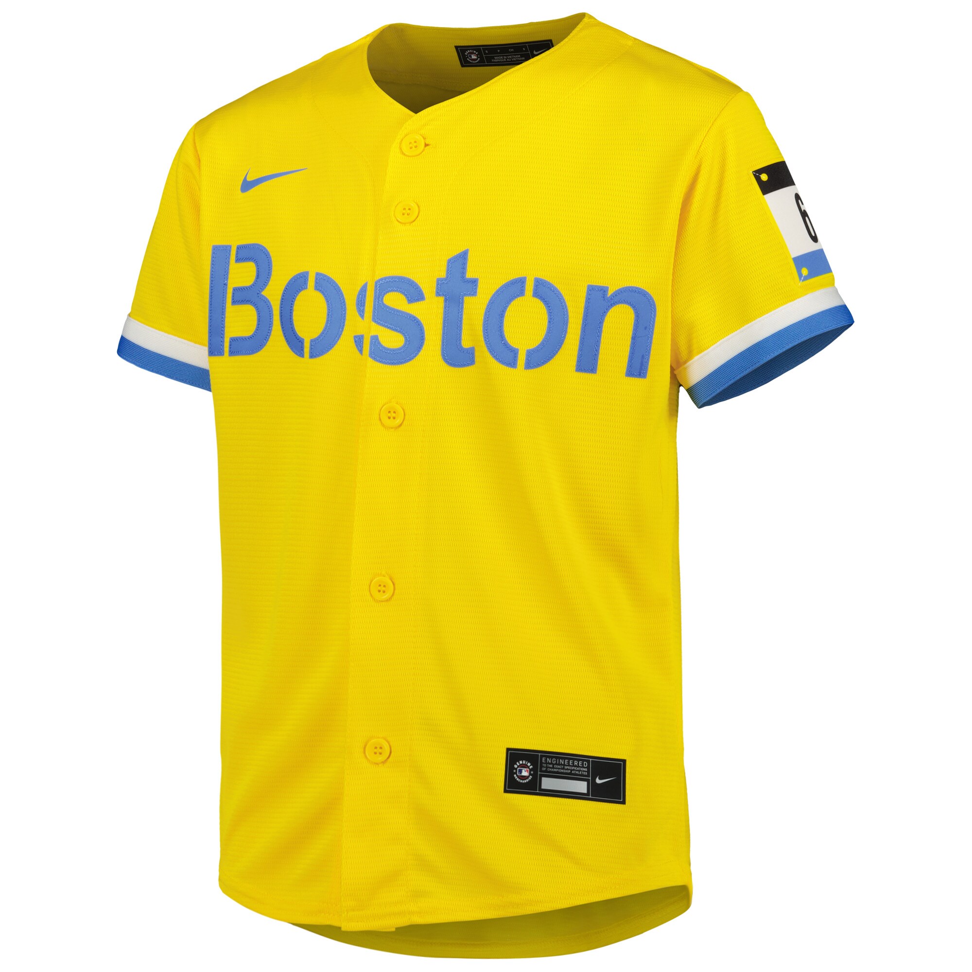 Boston Red Sox David Ortiz Gold City Connect Player MLB Jersey Youth
