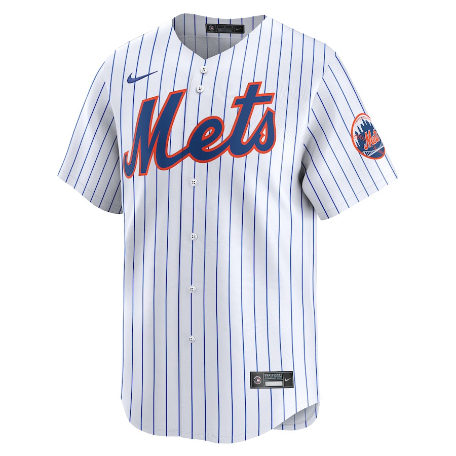 Jose Quintana 62 New York Mets Home Limited Player White MLB Jersey Men's