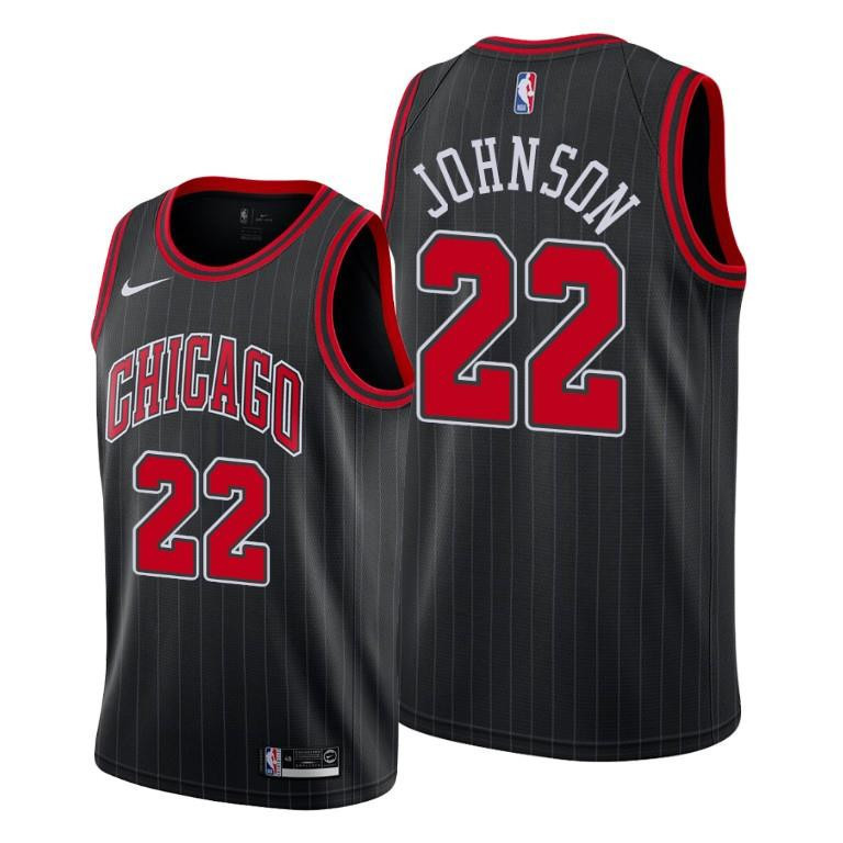 Alize Johnson Chicago Bulls Black Statement Edition 24 NBA Jersey Men's