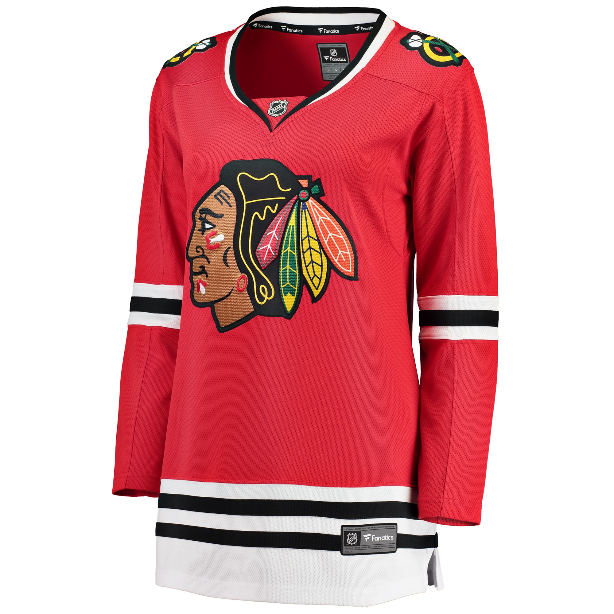 Chicago Blackhawks Red Breakaway Home NHL Jersey Women's