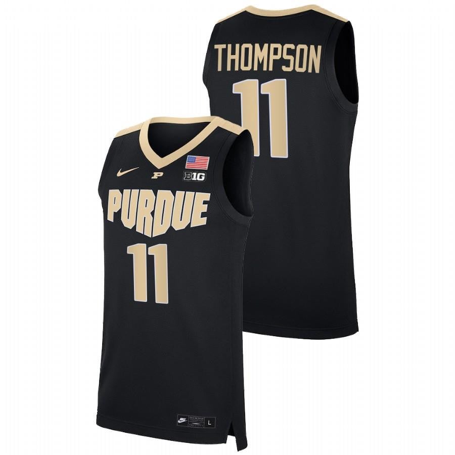 Purdue Boilermakers Isaiah Thompson 11 2023 Black College NCAA Jersey Men's