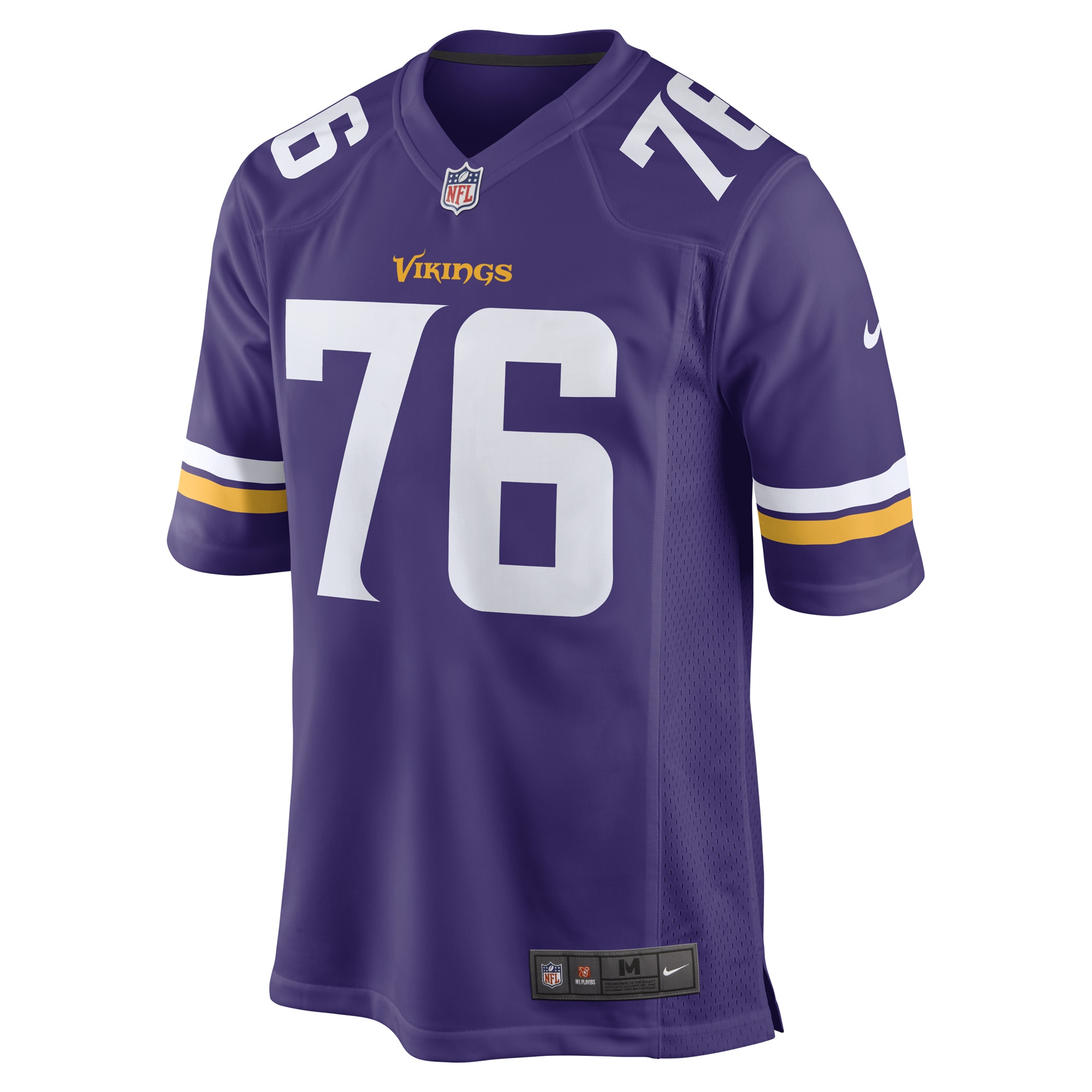 Minnesota Vikings T.Y. McGill Jr. Purple Game Player NFL Jersey Men's