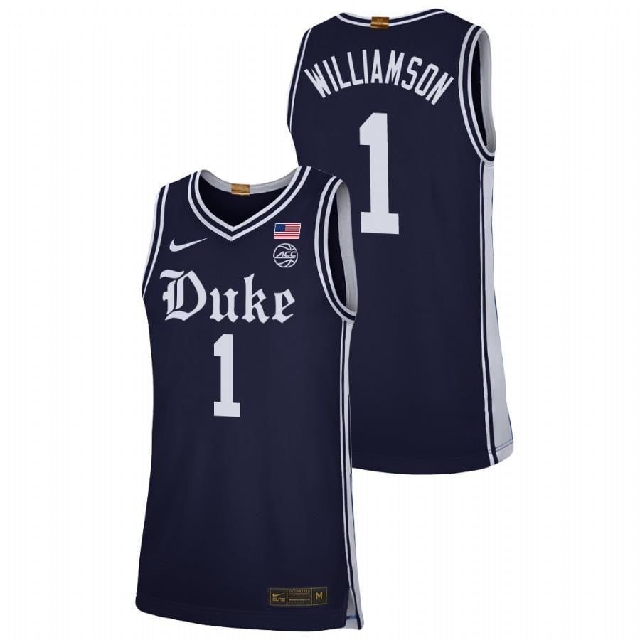 Zion Williamson Duke Blue Devils Navy Alternate Brotherhood NCAA Jersey Men's