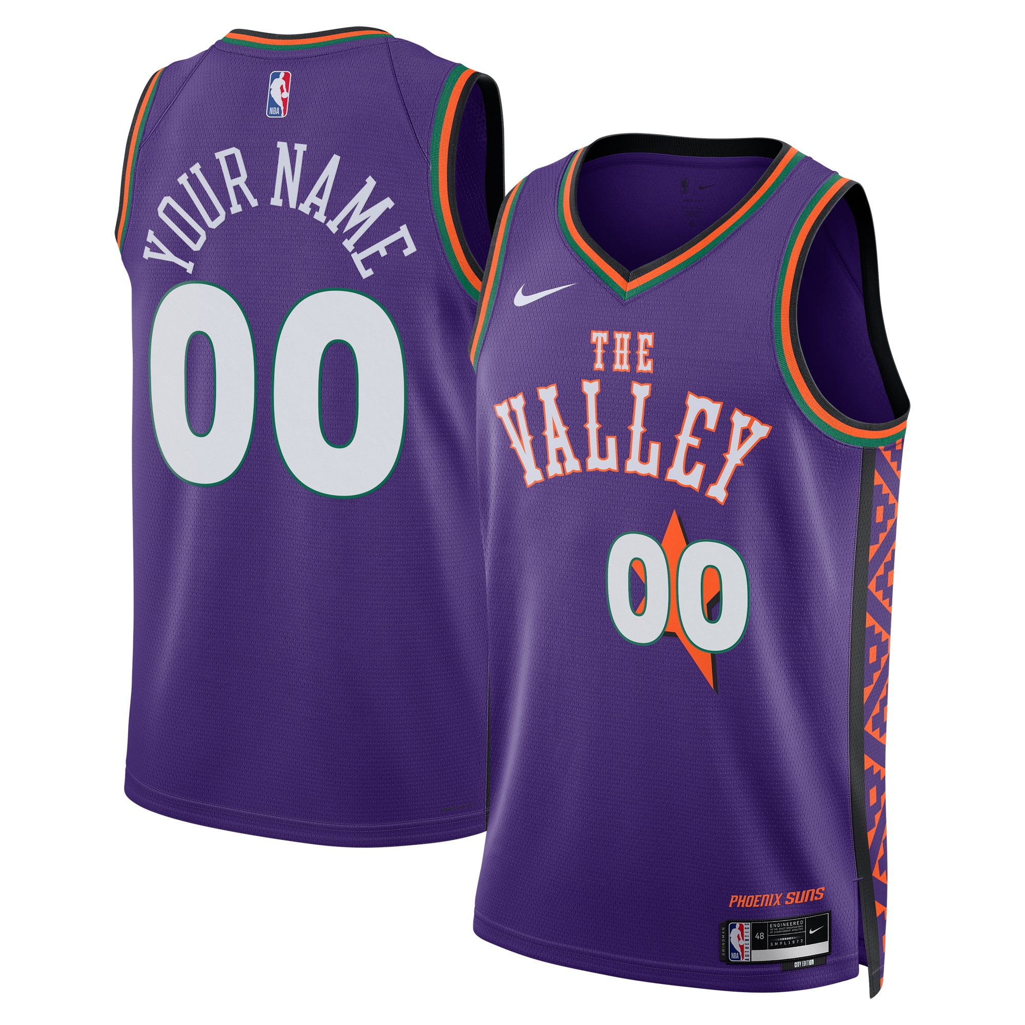 Phoenix Suns City Edition Swingman 2024 Custom Unisex NBA Jersey Unisex