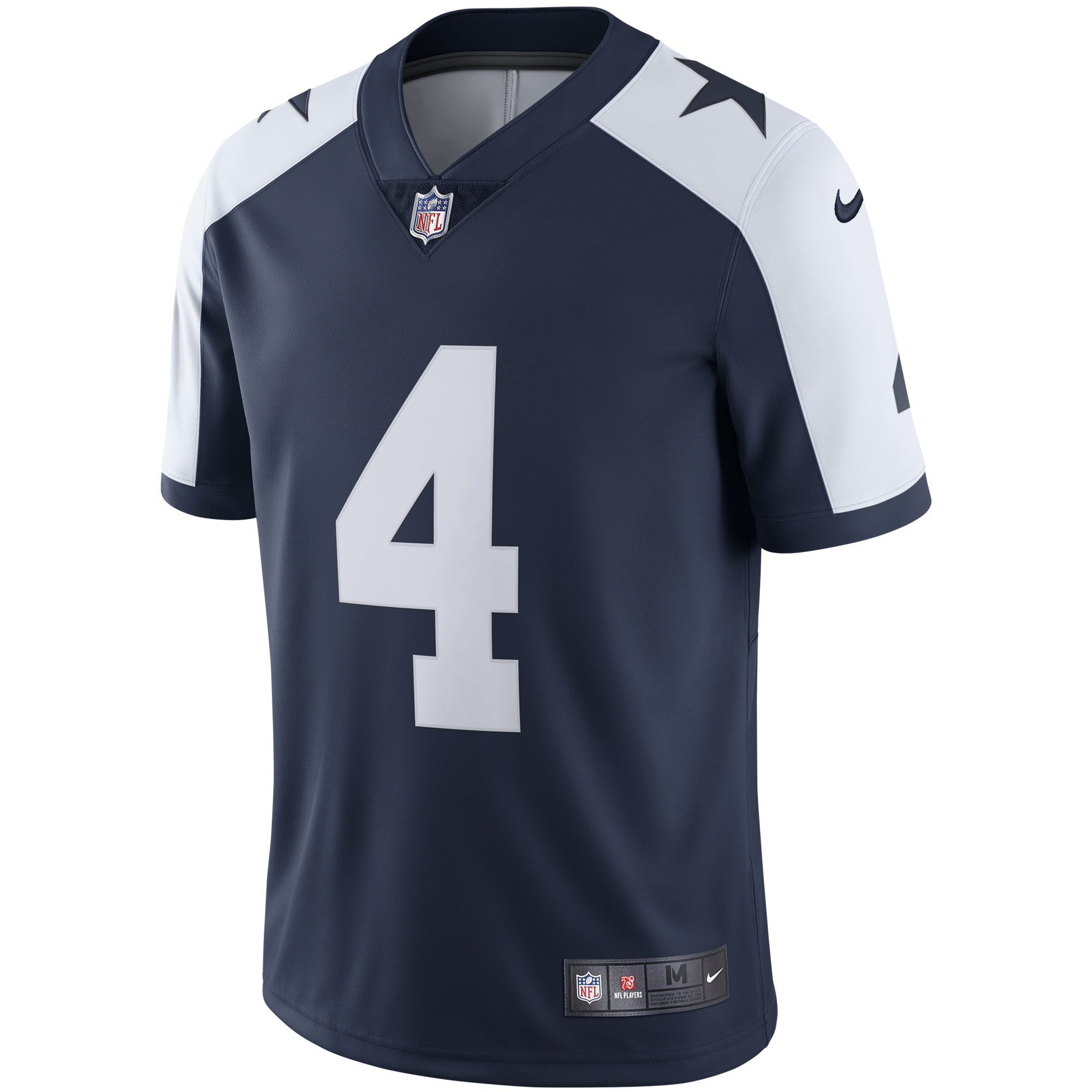 Dallas Cowboys Dak Prescott Navy Alternate Vapor Limited NFL Jersey Men's