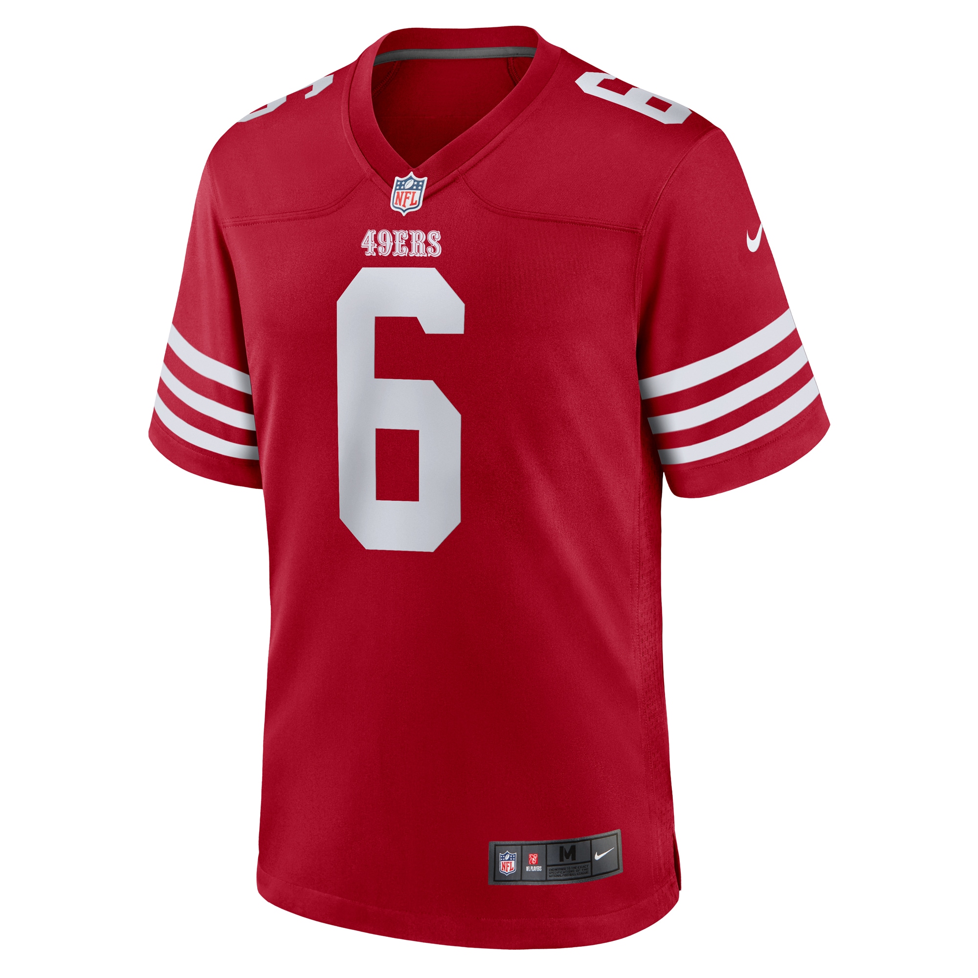 San Francisco 49ers Malik Mustapha Scarlet Game NFL Jersey Men's