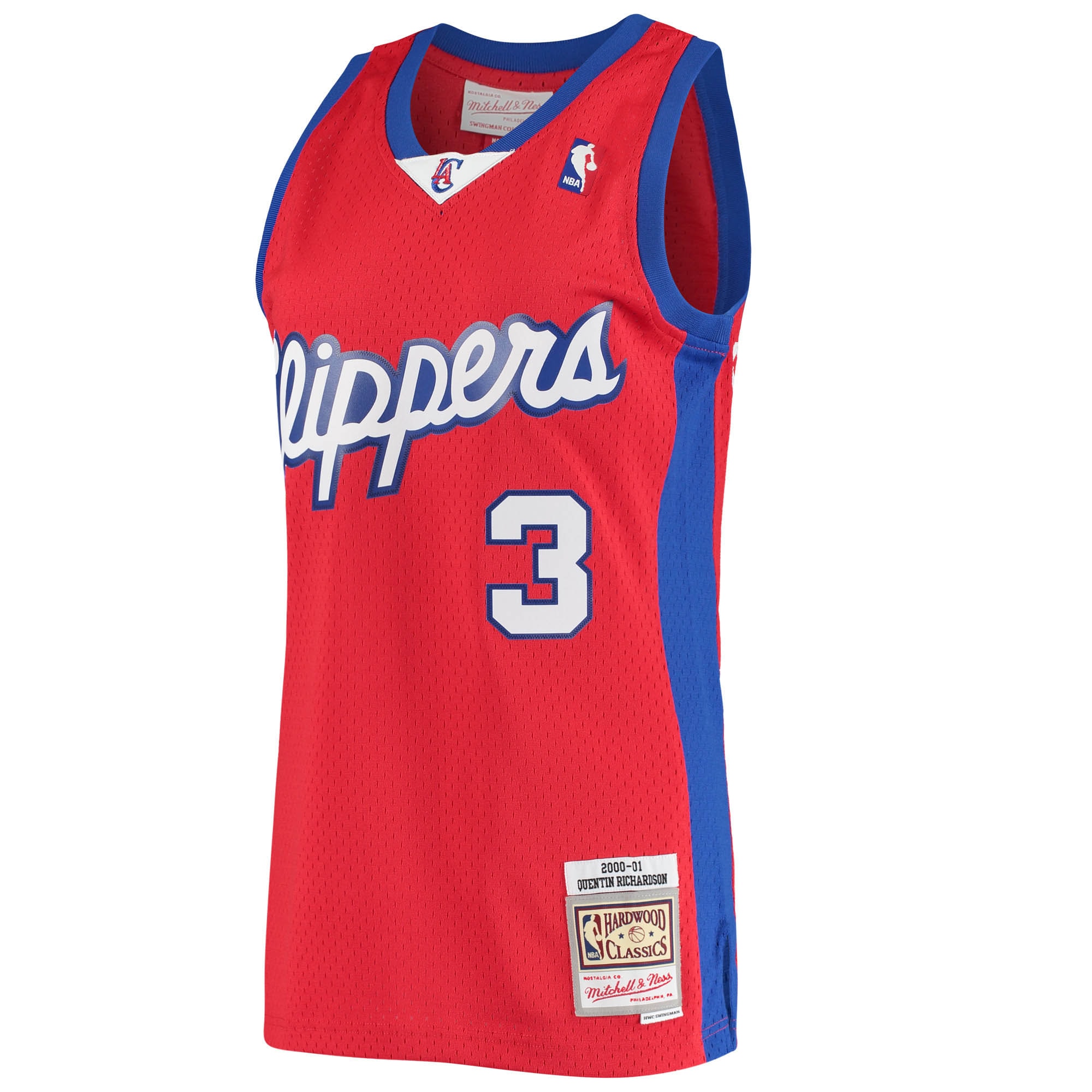 Mitchell Ness Quentin Richardson Red Los Angeles Clippers 2000/01 Hardwood Classics Swingman Statement Edition NBA Jersey Men's